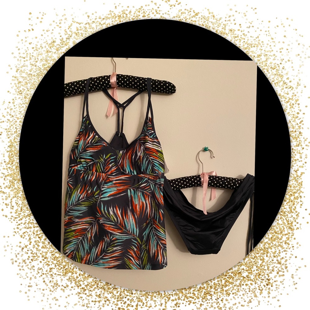 Floral 2 piece swimsuit
